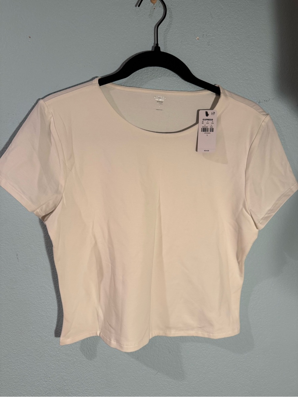 NWT Express Women's Short Sleeve Scoop Neck Tee